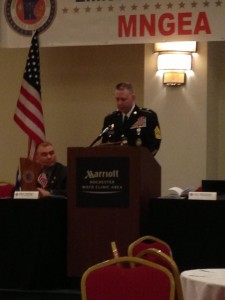 CSM Wortham speaks to the general membership