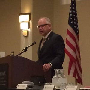 Congressman Timothy Walz addresses the general membership 