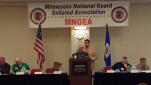 MNGEA State President Wasserbauer presides over General Business Session